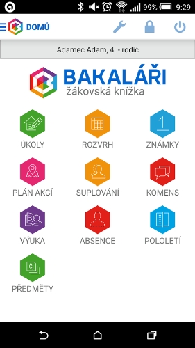 Bakaláři - Střední odborná škola a Střední odborné učiliště Jindřichův Hradec
